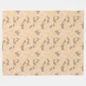 Desert Sand Camouflage Fleecedecke (Vorderseite (Horizontal))