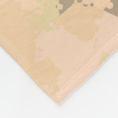 Desert Sand Camouflage Fleecedecke (Ecke)