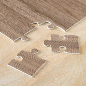 Desert Sand Dunes Beautiful Blue Sky On Wood Grain Puzzle (Seite)