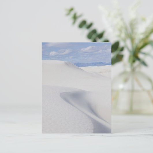 Desert Sand Dunes Postkarte (Stehend Vorderseite)