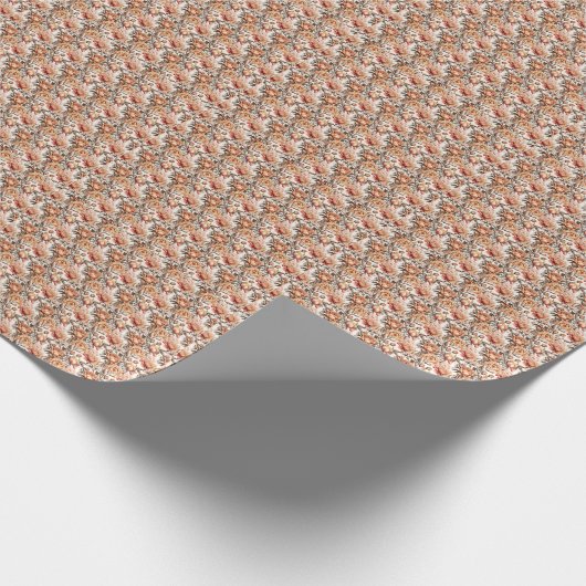 Desert Sand Floral Geschenkpapier (Ecke)