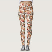 Desert Sand Floral Leggings (Vorderseite)