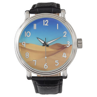 Desert Sand Wrist Watch – Blue Sky Nature Inspired Armbanduhr