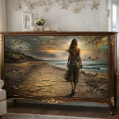 Desert Sands & Sea Mystical Journey Decoupage Seidenpapier