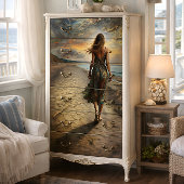 Desert Sands & Sea Mystical Journey Decoupage Seidenpapier