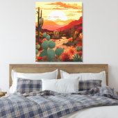 DESERT SCHAUTY #1 LEINWANDDRUCK (Insitu (Schlafzimmer))