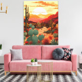 DESERT SCHAUTY #1 LEINWANDDRUCK (Insitu (Wohnzimmer))