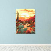 DESERT SCHAUTY #1 LEINWANDDRUCK (Insitu (Holzboden))