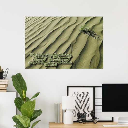 Desert Scripting Inspiration Poster (Heimbüro)