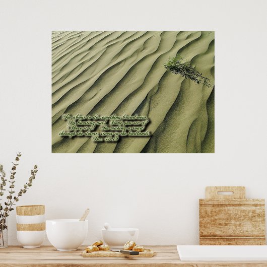 Desert Scripting Inspiration Poster (Küche)