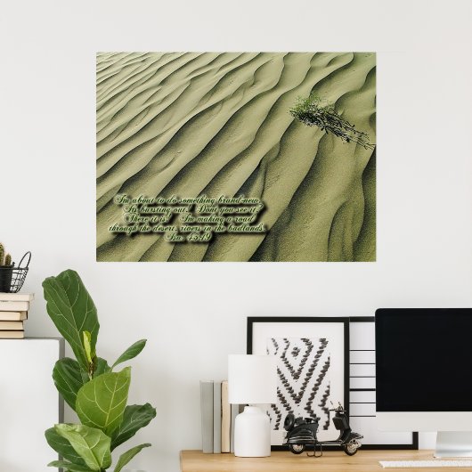 Desert Scripting Inspiration Poster (Heimbüro)