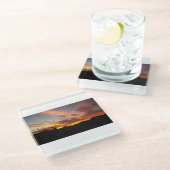 Desert Sky Glasuntersetzer (Schrägansicht)