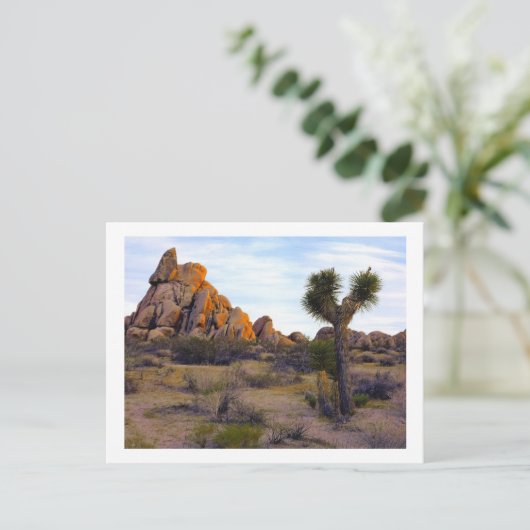 " Desert Soft Light " Postkarte (Stehend Vorderseite)