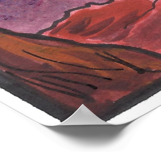 "Desert Solitaire" Poster (Ecke)