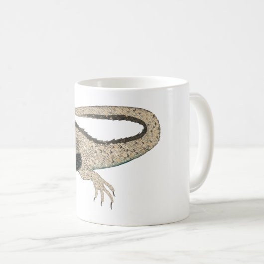 Desert Spiny Lizard Art Reptile Animal Unique Kaffeetasse (VorderseiteRechts)