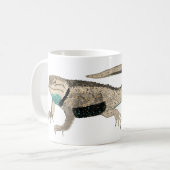 Desert Spiny Lizard Art Reptile Animal Unique Kaffeetasse (Vorderseite Links)
