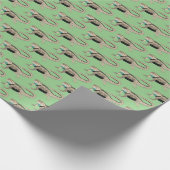 Desert Spiny Lizard Art Reptile Muster Geschenk Geschenkpapier (Ecke)