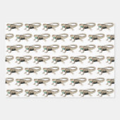 Desert Spiny Lizard Art Reptile Muster Geschenk Geschenkpapier Set (Vorderseite 2)