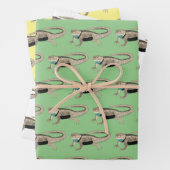 Desert Spiny Lizard Art Reptile Muster Geschenk Geschenkpapier Set (Beispiel)