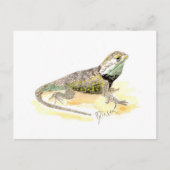 Desert Spiny Lizard Postcard Postkarte (Vorderseite)