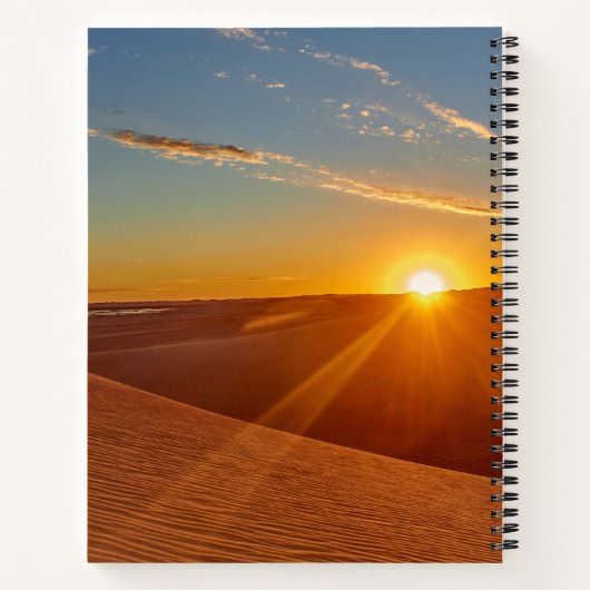 Desert Spiral Notebook Notizblock (Rückseite)