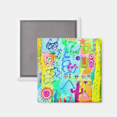 Desert Stick Zombies Magnet (Vorderseite/Rückseite)