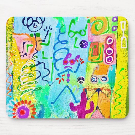 Desert Stick Zombies Mousepad (Vorne)