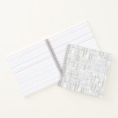 Desert Storm, Snow Drift, Dawn PinkSpiral Notebook Notizblock (Innenseite)