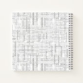 Desert Storm, Snow Drift, Dawn PinkSpiral Notebook Notizblock (Rückseite)