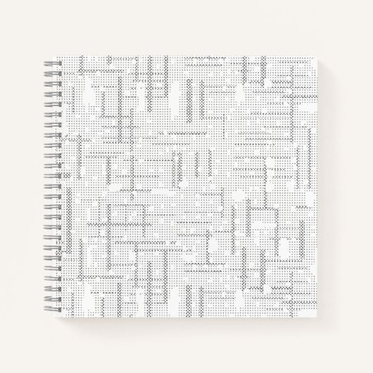 Desert Storm, Snow Drift, Dawn PinkSpiral Notebook Notizblock (Vorderseite)