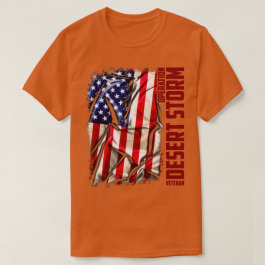 Desert Storm Veteran T-Shirt (Design vorne)