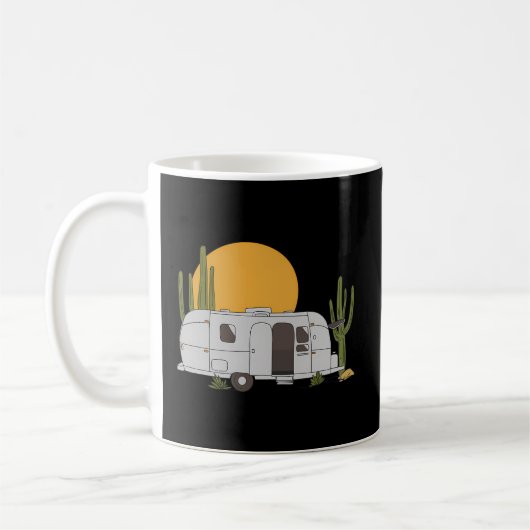 Desert Sun Airstream Camping Rv Kaffeetasse (Links)