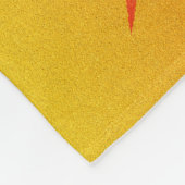 Desert Sun Cactus Kokopelli Southwest Tribal Fleecedecke (Ecke)