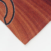 Desert Sun Cactus Kokopelli Südwest Design Fleecedecke (Ecke)