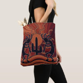 Desert Sun Cactus Southwest Design Kokopelli Tasche (Von Nahem)