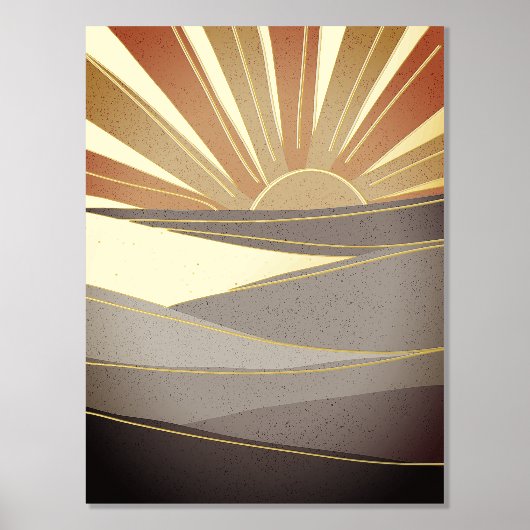 Desert Sun Foliendrucke (Vorderseite)