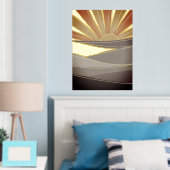 Desert Sun Foliendrucke (In Situ (Schlafzimmer))