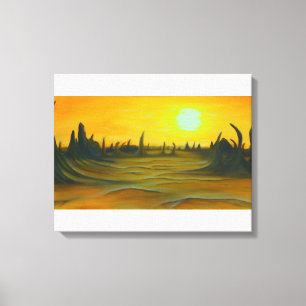 Desert Sun Leinwand