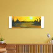 Desert Sun Leinwand (Insitu (Wohnzimmer))
