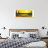 Desert Sun Leinwand (Insitu (Schlafzimmer))