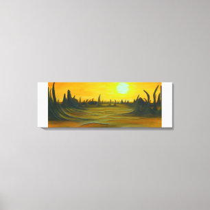 Desert Sun Leinwand