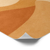 Desert Sun Minimal Poster (Ecke)