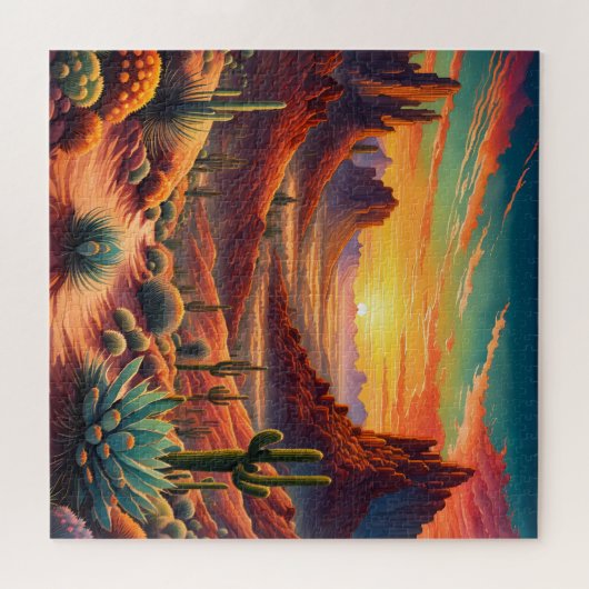 Desert Sun Puzzle (Horizontal)