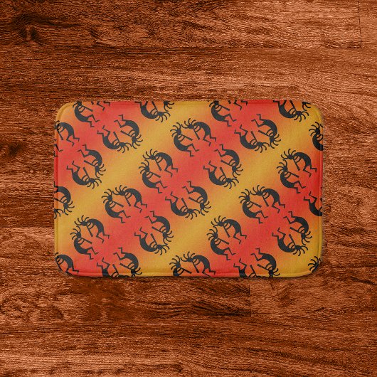 Desert Sun Southwest Design Kokopelli Muster Badematte
