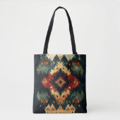 Desert Sunburst Tote Tasche (Vorderseite)