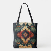 Desert Sunburst Tote Tasche (Rückseite)