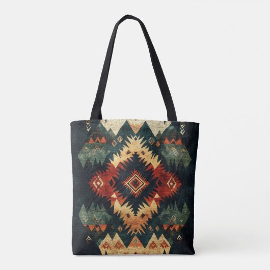 Desert Sunburst Tote Tasche (Rückseite)