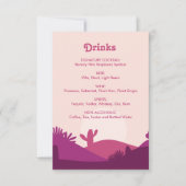 Desert Sunset Bachelorette Drink Menü Signatur (Vorderseite)