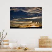 'Desert Sunset' - by Andrew Gettler Poster (Küche)