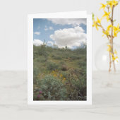 Desert Symphony Grußkarten oder Mitteilungskarten (Gelbe Blume)